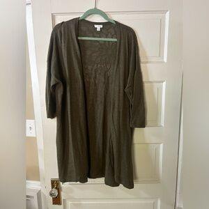 JJill open front cardigan